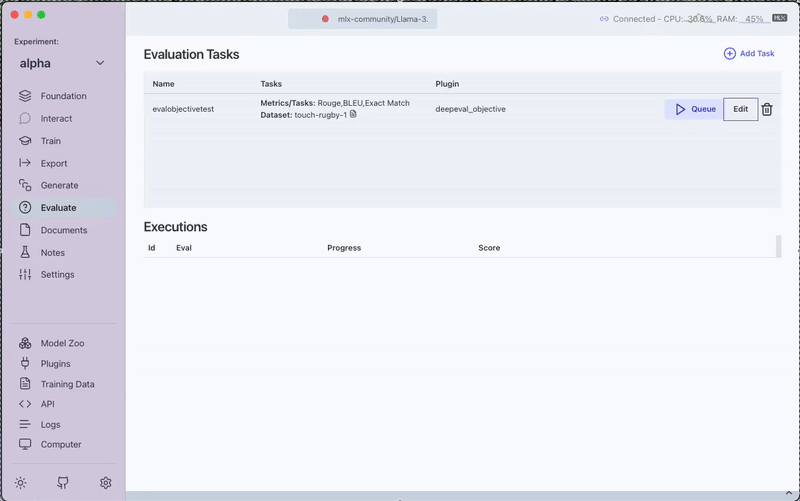 Run Evaluation